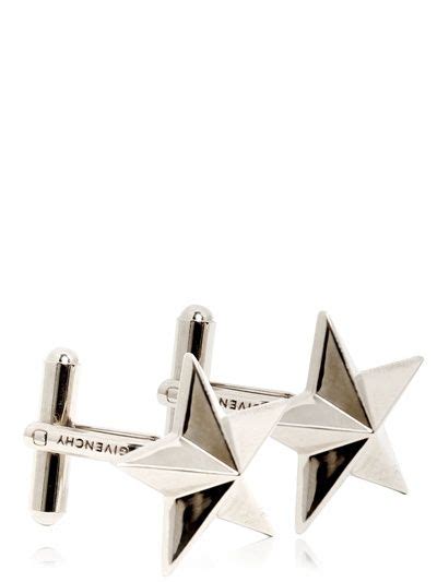 Silver Givenchy Cufflinks for Men 